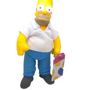 Jakks Pacific Homer The Simpsons 10" Plush 2024 17546 New Sealed